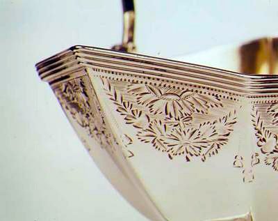 Sugar Basket, George III, (Detail) by English School